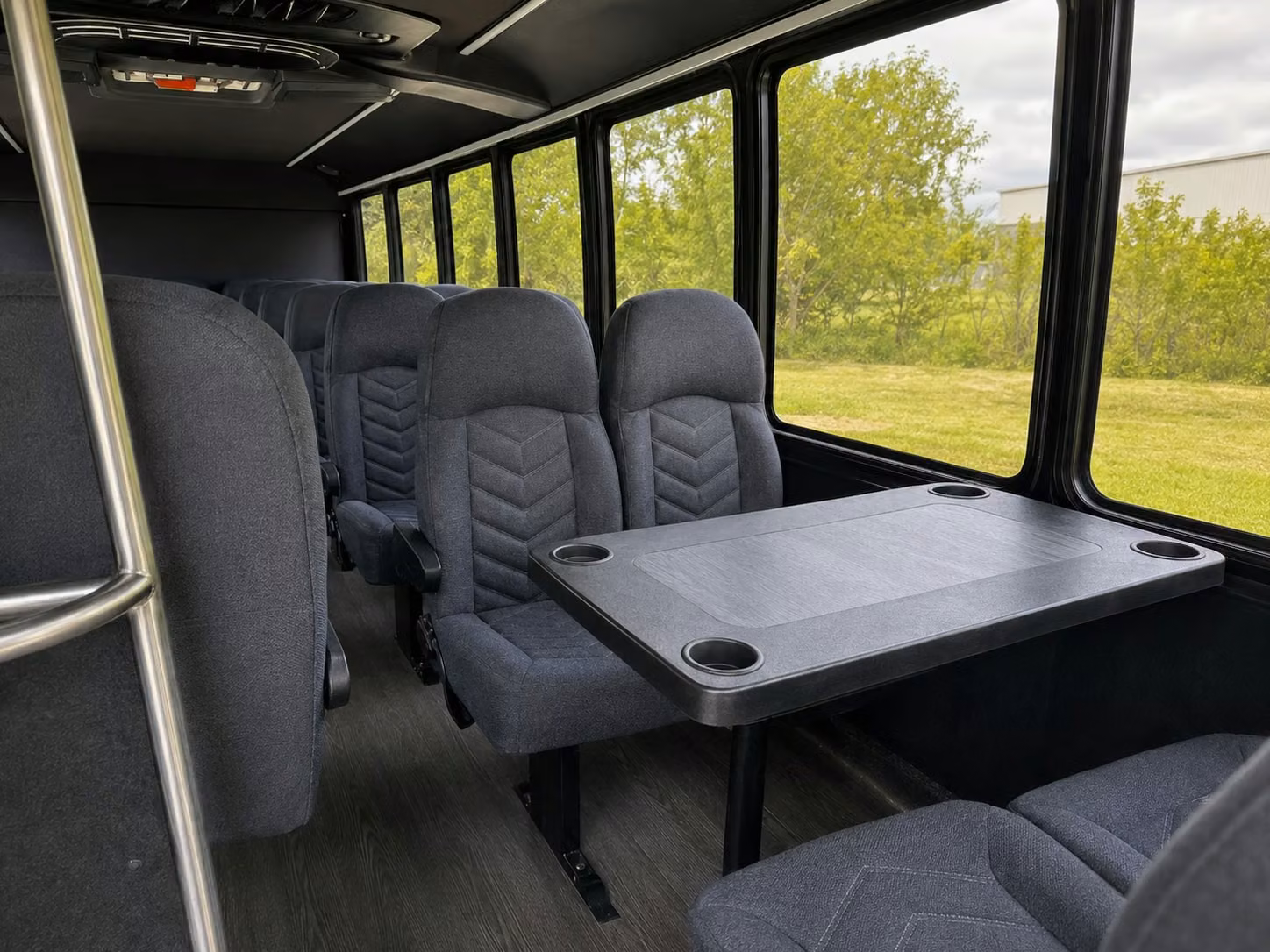 18 passenger minibus inside