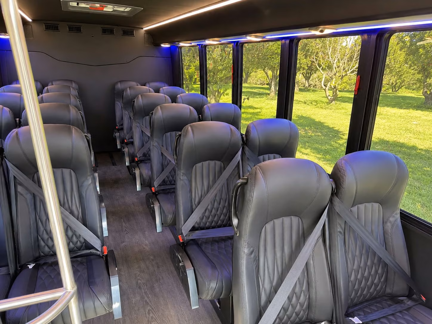 20 passenger minibus interior