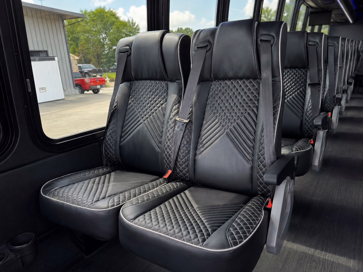 fontana charter bus interior