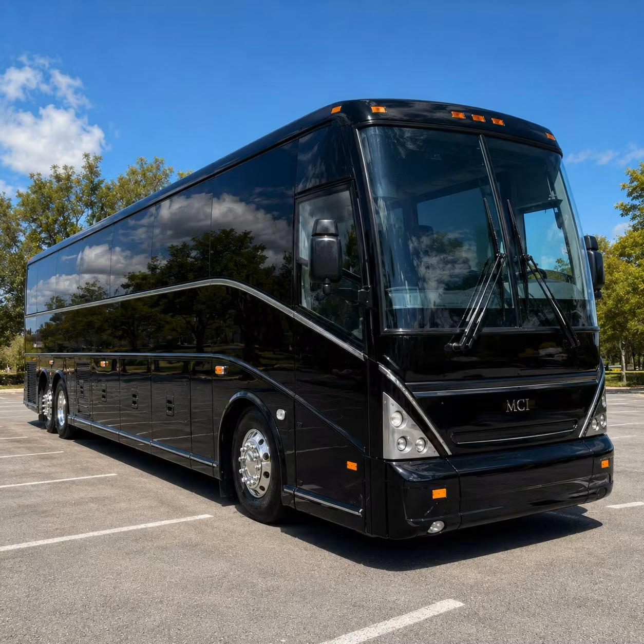 heading to sofi stadium or the forum a fontana charter bus handles the drive
